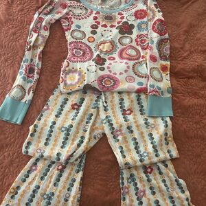 Scanty pajamas boho hippie print thermals